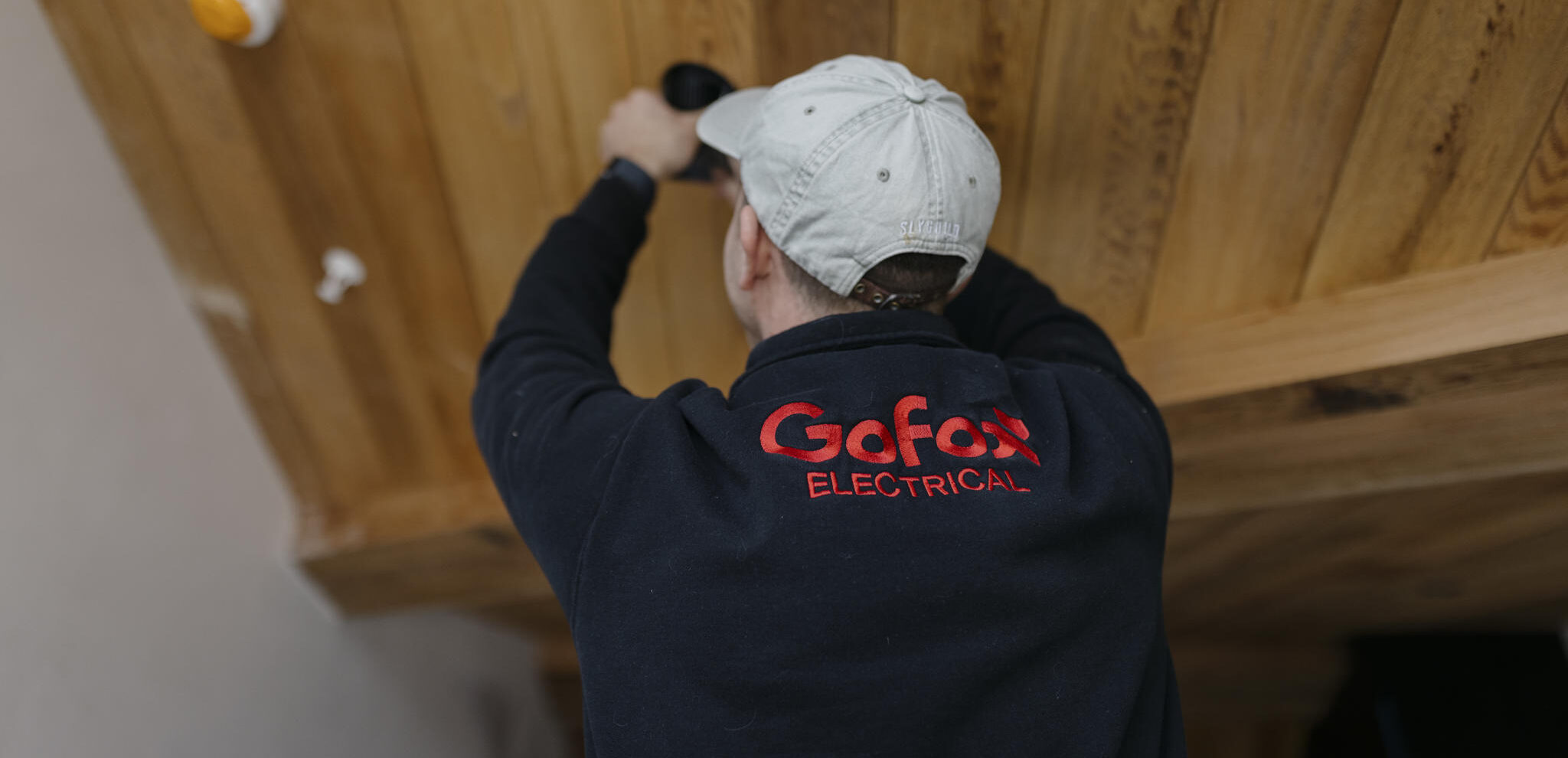 Electrical Certificate of Verification inspection being carried out by a GoFox electrician.