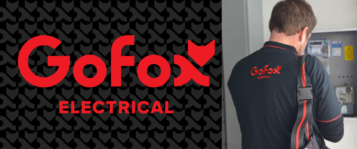 Electrical problems in the home inspection by GoFox Electrical technician working on a household switchboard panel.