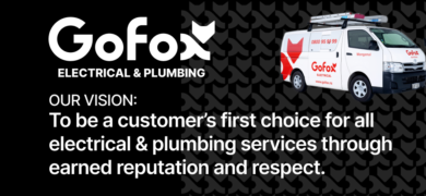 Is my business ready for a franchise – GoFox electrical and plumbing branded van with company vision about customer first choice and reputation