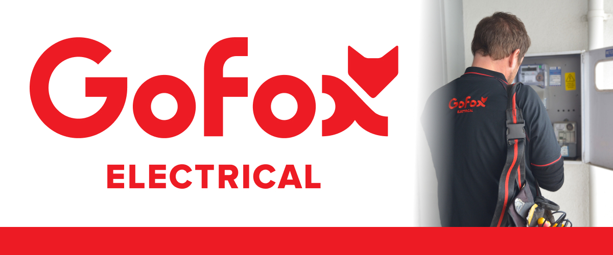 Pre-purchase electrical inspection: GoFox Electrical licensed electrician inspecting a switchboard panel at a residential property in New Zealand.