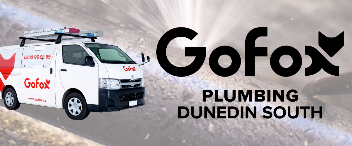 Plumbers Near Me Dunedin South GoFox Plumbing branded service van promoting local plumbing services in Dunedin South