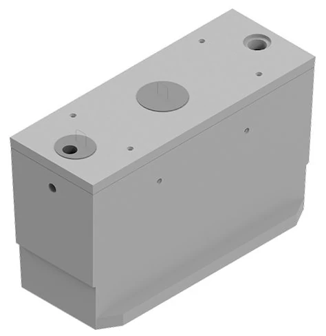 Suppliers image of new concrete waste water tank