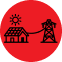 solar grid tied icon