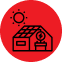 solar hybrid icon